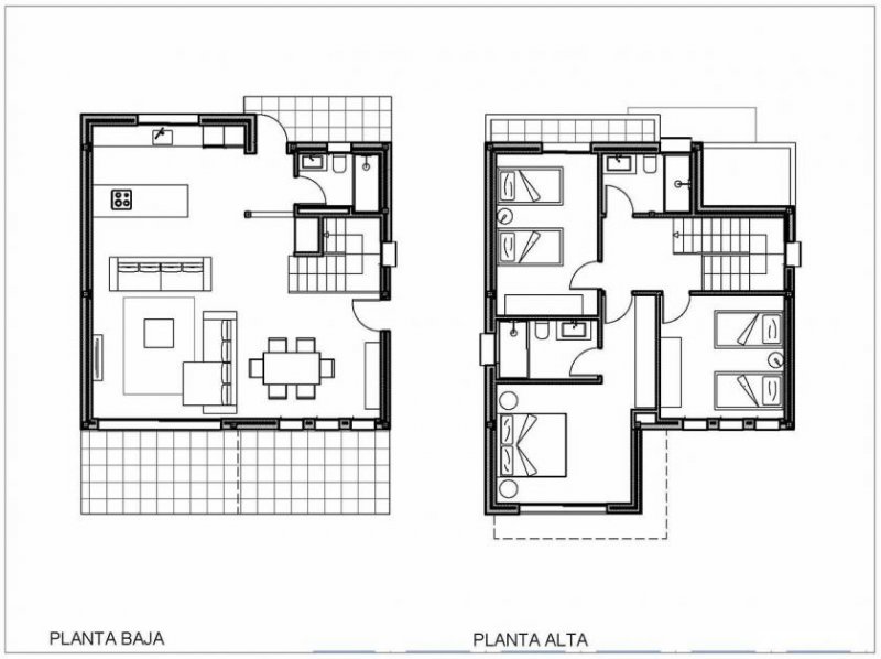 Denia Moderne Villen mit 3 Schlafzimmern und Gemeinschafts- oder Privatpool Haus kaufen