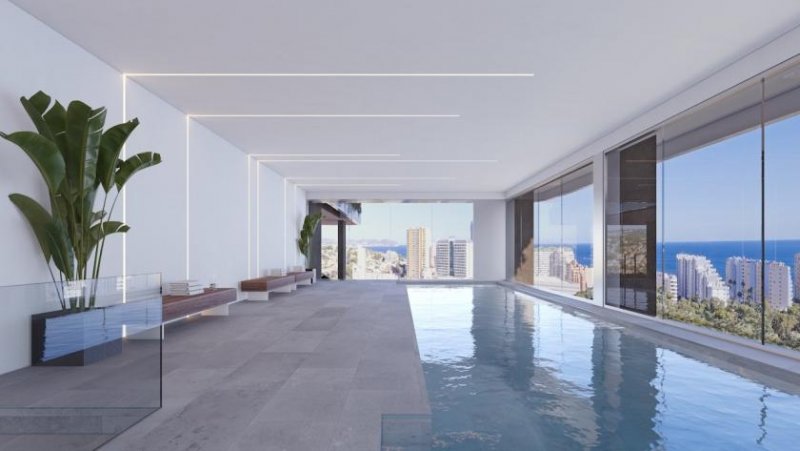 Calpe Luxus-Wohnungen mit 3 Schlafzimmern, 2 Bädern und Meerblick in exklusiver Anlage mit Außenpools und Wellness-Bereich Wohnung