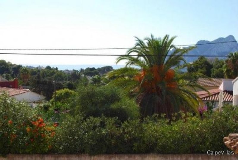 Calpe Schöne Villa mit Meerblick und Gästeapartment in Calpe Haus kaufen