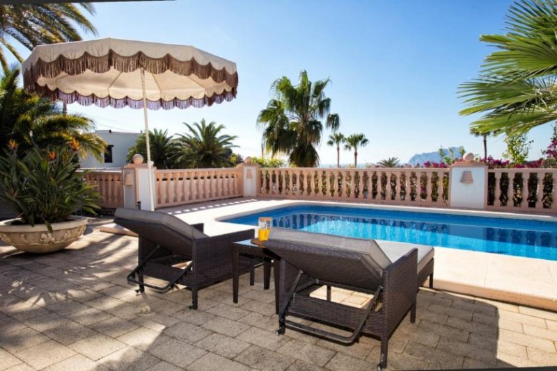 Benissa Freistehende Villa mit Meerblick, Pool und 3 Schlafzimmern in San Jaime Haus kaufen