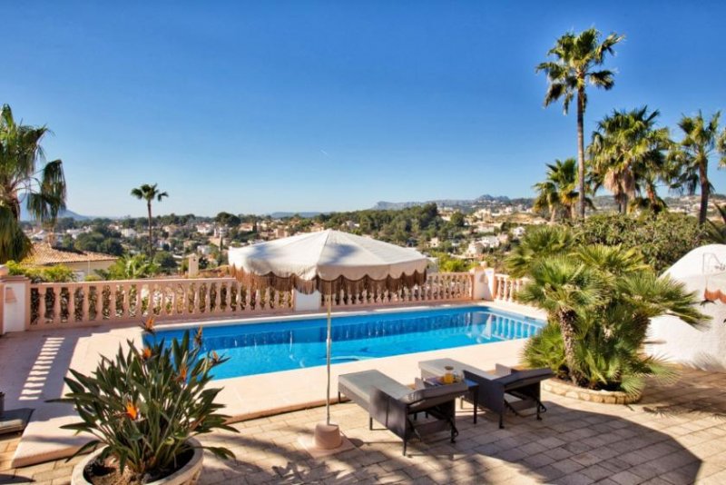 Benissa Freistehende Villa mit Meerblick, Pool und 3 Schlafzimmern in San Jaime Haus kaufen