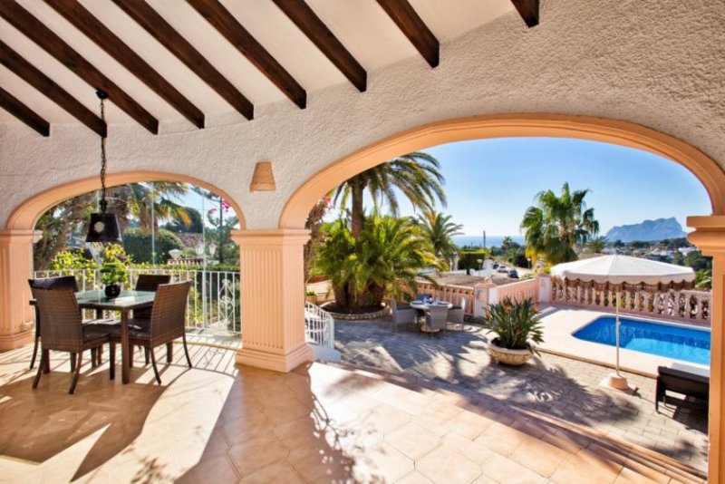 Benissa Freistehende Villa mit Meerblick, Pool und 3 Schlafzimmern in San Jaime Haus kaufen