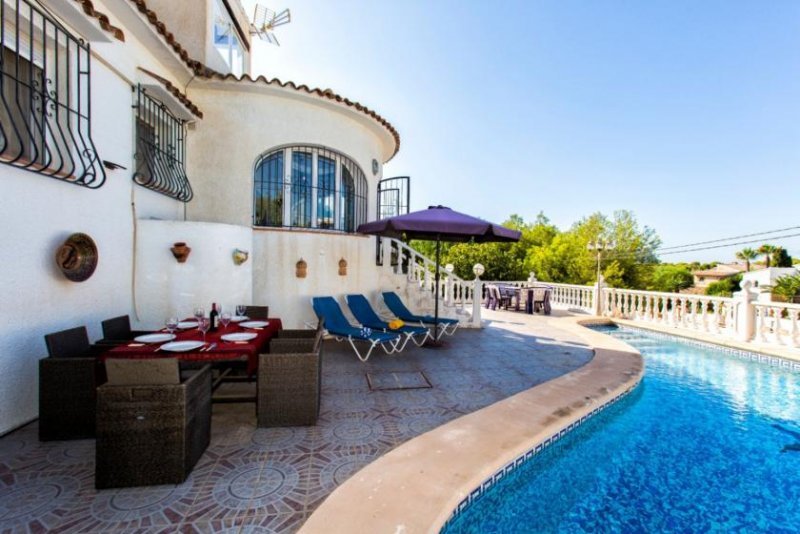 Benissa Traditionelle und großzügige Villa mit Privatpool, Garage und Dachterrasse mit Meerblick Haus kaufen