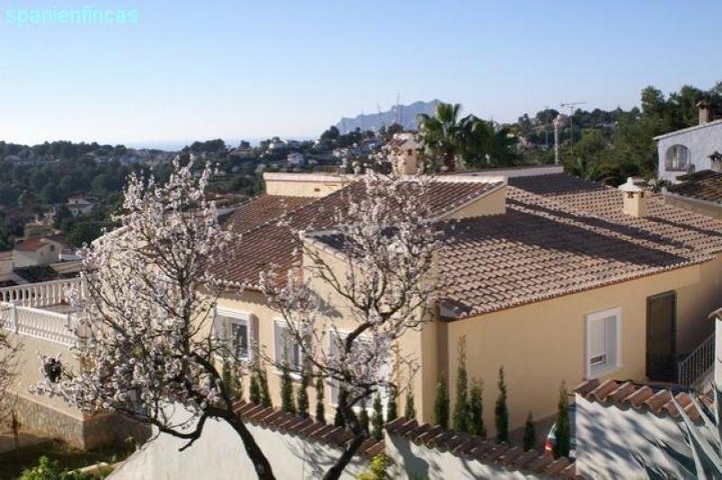 Moraira Benimeit PROVISIONSFREI Spanien neuwertige Villa Finca 200 qm, 4 Schlafzimmer, Schwimmbecken, Einliegerwohnung, phantastischer Meerblick
