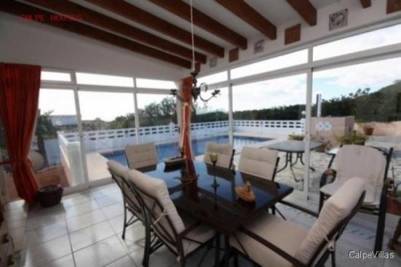 Moraira Gepflegte Villa auf flachem Grundstück mit herrlichem Meerblick Haus kaufen