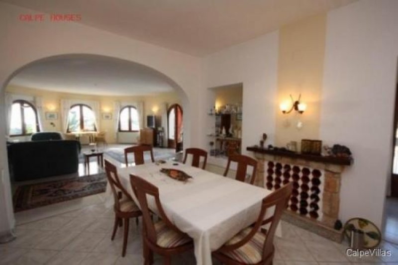 Moraira Gepflegte Villa auf flachem Grundstück mit herrlichem Meerblick Haus kaufen