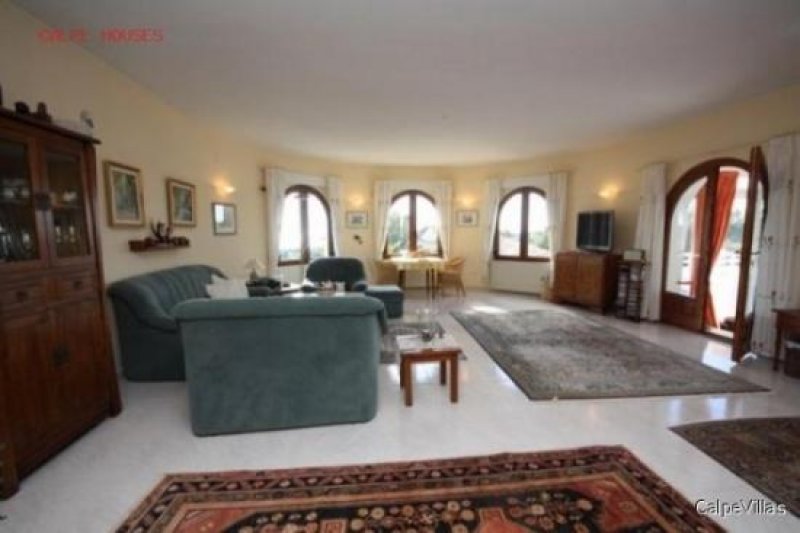 Moraira Gepflegte Villa auf flachem Grundstück mit herrlichem Meerblick Haus kaufen