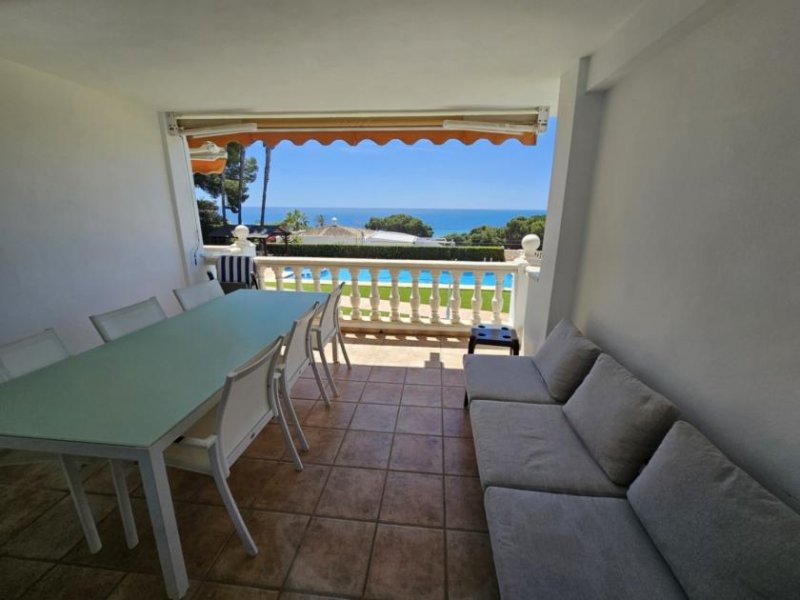 Moraira Maisonette-Wohnung mit 3 Schlafzimmern, 2 Bädern, 2 Tiefgaragenstellplätzen, Gemeinschaftspool und Meerblick Wohnung kaufen