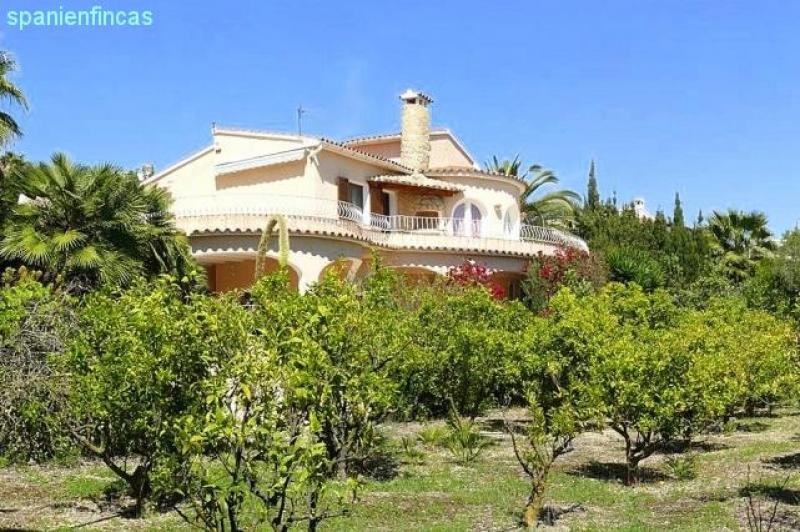 Moraira PROVISIONSFREI !!! 243 qm Villa + 80 qm Natursteinhaus auf 1.857 qm Grundstück + 1.014qm Baugrundstück, Meeresnähe Haus