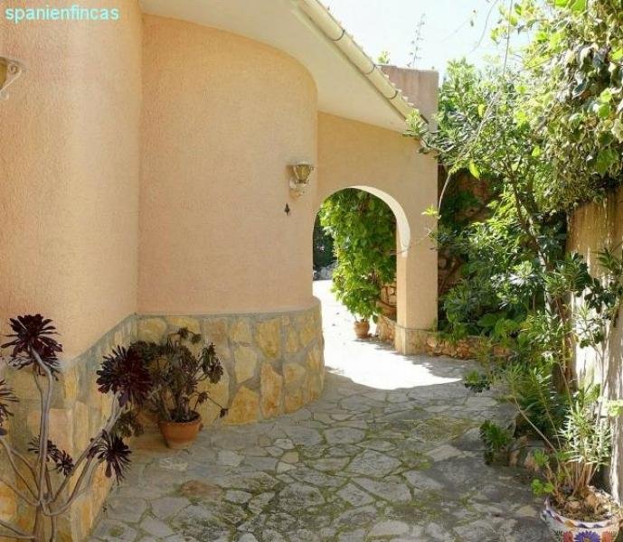 Moraira PROVISIONSFREI !!! 243 qm Villa + 80 qm Natursteinhaus auf 1.857 qm Grundstück + 1.014qm Baugrundstück, Meeresnähe Haus
