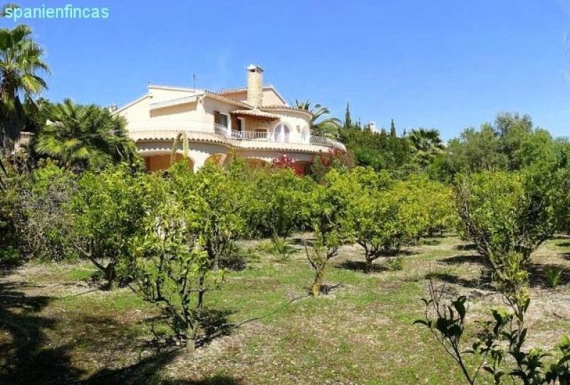 Moraira PROVISIONSFREI !!! 243 qm Villa + 80 qm Natursteinhaus auf 1.857 qm Grundstück + 1.014qm Baugrundstück, Meeresnähe Haus