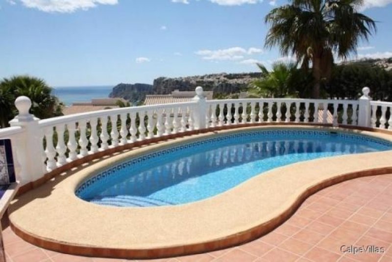 Benitachell Sehr schöne und gepflegte Villa mit herrlichem Meerblick und Panoramablick und eigenem Pool Haus kaufen