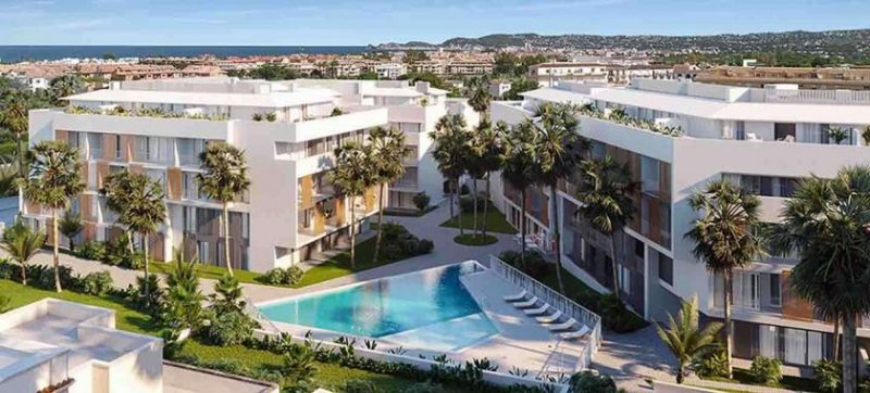 Javea Appartements mit 3 Schlafzimmern, Klimaanlage, Tiefgaragenstellplatz und Gemeinschaftspool nur 1,2 km vom Strand Wohnung kaufen