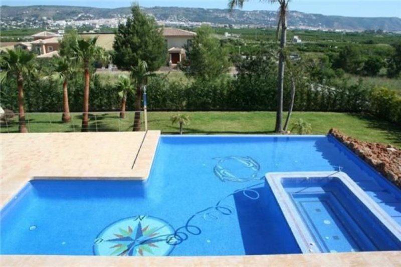 Javea Neuwertige Luxusvilla mit Überlaufpool, Gästewohnung, Meersicht und Garage Haus kaufen