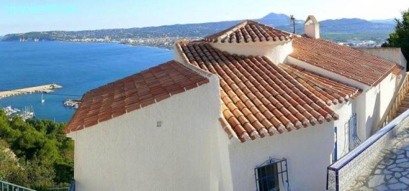 Jávea Cuesta de San Antonio PROVISIONSFREI Spanien Jávea, 220qm Villa Finca, 3 Schlafzimmer, 3 Badezimmer, Schwimmbecken, wunderschöner Meerblick Haus