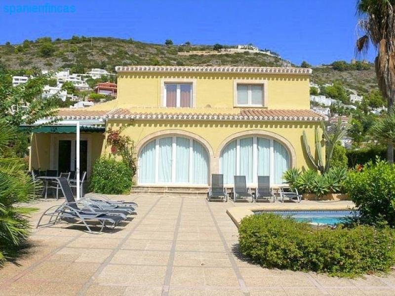 Jávea Puchols PROVISIONSFREI !!! 250 qm Villa, 5 Schlafzimmer, Schwimmbecken, grosses ebenes 1.800 qm Grundstück Haus kaufen