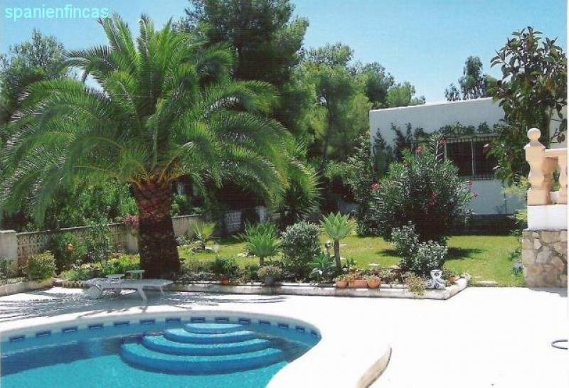 Jávea Xabia Villa Finca, 245qm, 5 Schlafzimmer, Klima, HZ, Gästehaus, Schwimmbecken, Dachterrasse, 1438 qm Grund Haus kaufen