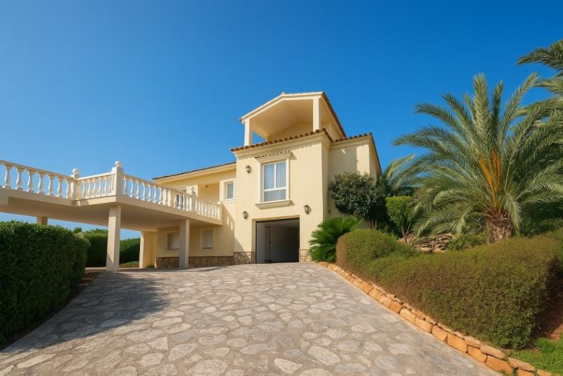 La Sella Villa in La Sella mit 4 Schlafzimmern, 4 Bädern, Touristenlizenz sowie Golf- und Meerblick Haus kaufen