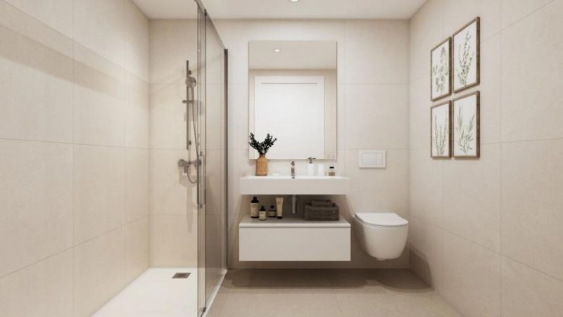 El Verger Appartements mit 2 Schlafzimmern, 2 Bädern, Klimaanlage, Fußbodenheizung in Bädern, Kfz-Stellplatz und Gemeinschaftspool nur