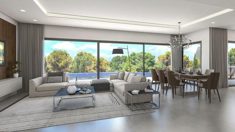 Pego Wunderschöne moderne Villa mit 3 Schlafzimmern, 3 Bädern, 1 Gäste-WC, Privatpool und Meerblick in Monte Pego Haus kaufen