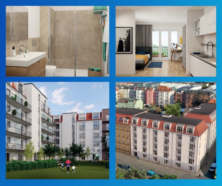 Leipzig Plagwitz Smarte Micro-Apartments Wohnung kaufen