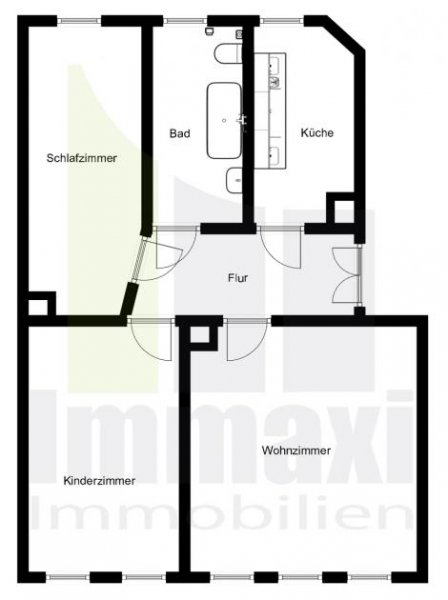 Leipzig CONNEWITZ + 3-RAUM WOHNUNG HOCHPARTERRE + VERMIETET Wohnung kaufen