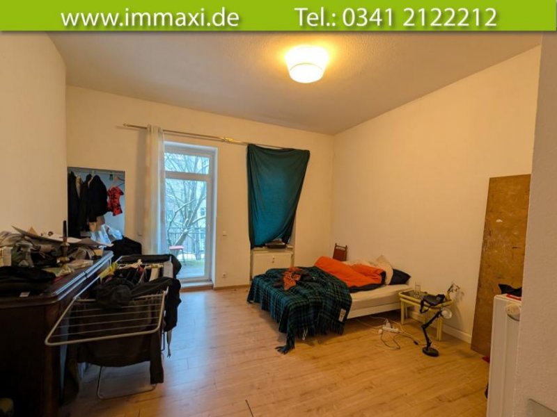 Leipzig NEUSTADT + 2 RAUM WOHNUNG ZUM KAUF + BALKON Wohnung kaufen