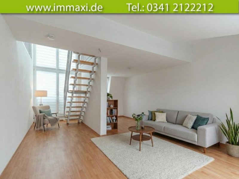 Leipzig ZENTRUM OST + MAISONETTE IM DACHGESCHOSS + 2 RAUM FÜR EIGENNUTZER + TIEFGARAGE Wohnung kaufen