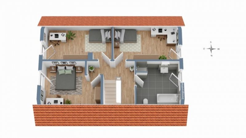 Löbnitz (Landkreis Nordsachsen) Modernes Einfamilienhaus mit Garage und großem Garten in Seenähe Haus kaufen