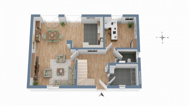 Löbnitz (Landkreis Nordsachsen) Modernes Einfamilienhaus mit Garage und großem Garten in Seenähe Haus kaufen
