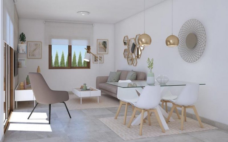 San Juan de los Terreros Doppelhaushälften mit 2 Schlafzimmern, 2 Bädern, Keller, Dachterrasse mit Meerblick und optionalem Privatpool nur 400 m vom