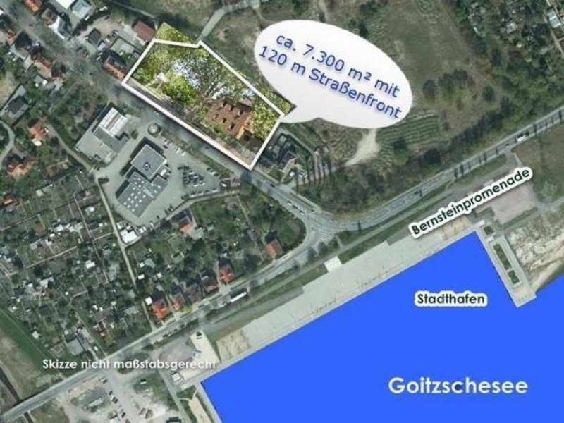 Bitterfeld Bernsteinpromenade 200 Meter- Zukunftsareal für Wohnen/Gewerbe/Nahversorger/Dienstleister … Grundstück kaufen