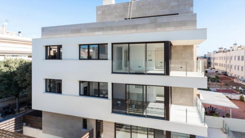 Palma Neubau Penthouse mit Pool in Portixol/El Molinar Wohnung kaufen