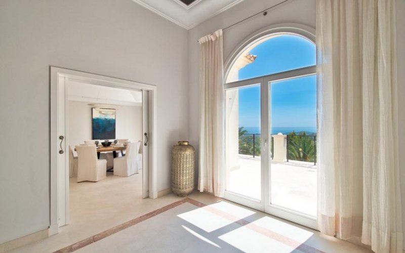 Palma / Son Vida Elegantes Anwesen mit Königsblick über die Bucht von Palma - hoch oben in Son Vida Haus kaufen