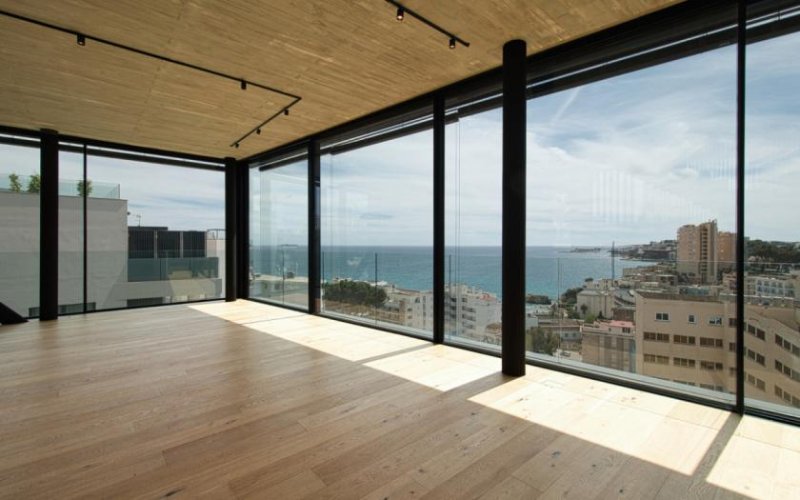 Palma / Cala Major Neubau: Luxus-Penthouse mit Meerblick, Dachterrasse und privatem Pool Wohnung kaufen