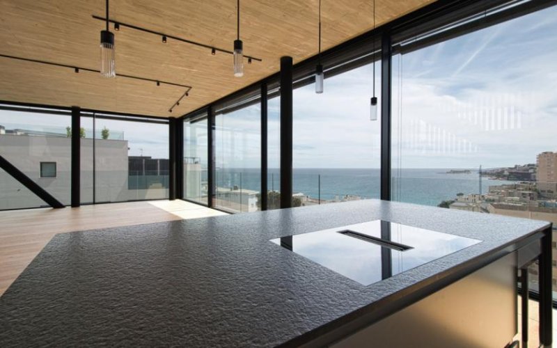 Palma / Cala Major Neubau: Luxus-Penthouse mit Meerblick, Dachterrasse und privatem Pool Wohnung kaufen