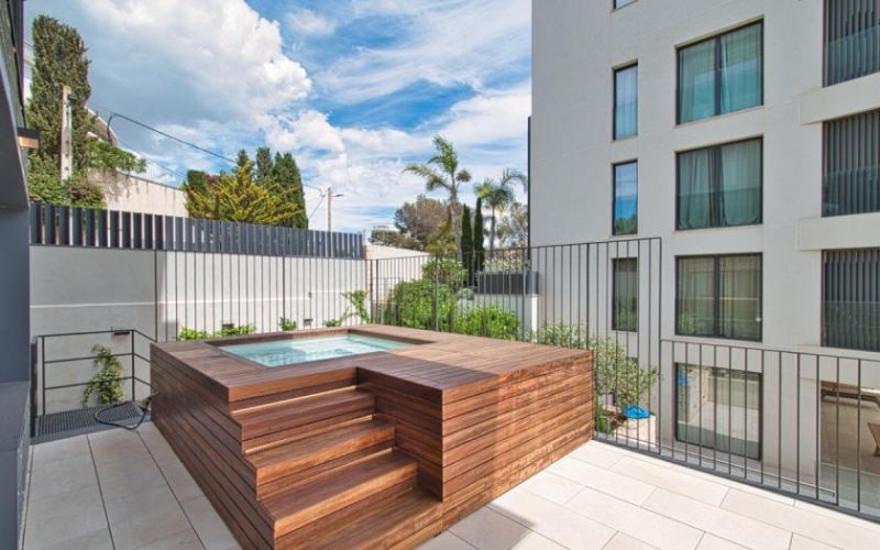 Palma / Cala Major Neubau: Luxuswohnung mit Meerblick und privatem Pool in Cala Major Wohnung kaufen