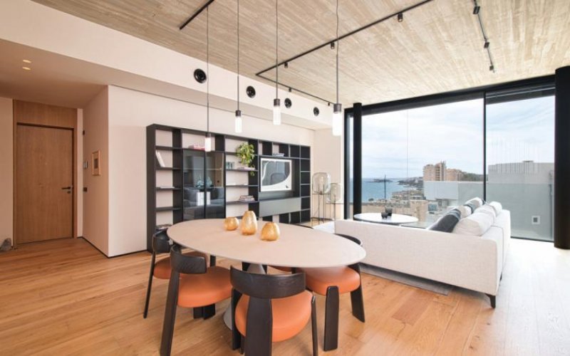 Palma / Cala Major Neubau: Penthouse mit Meerblick, Dachterrasse und privatem Pool Wohnung kaufen