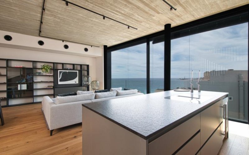 Palma / Cala Major Neubau: Penthouse mit Meerblick, Dachterrasse und privatem Pool Wohnung kaufen