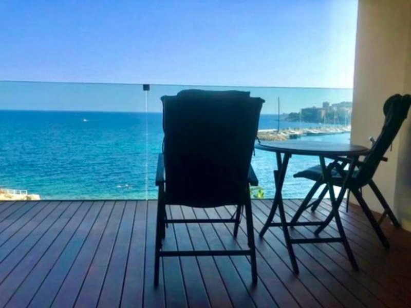 Palma De Mallorca Rarität: Moderne Luxus Meerblick-Wohnung in San Augustín Wohnung kaufen