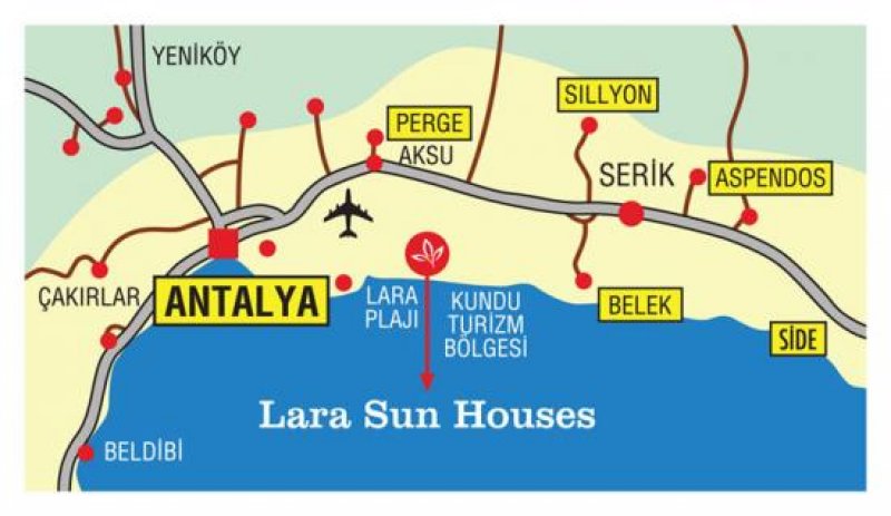 Antalya *PROVISIONSFREI* EIN LEBEN DIREKT AM LARA STRAND + IN DER NÄHE VON DISNEYLAND Wohnung kaufen
