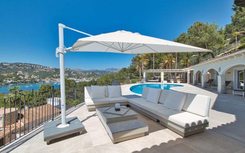 Andratx / Port d'Andratx Exklusive mediterrane Villa mit atemberaubendem Meerblick in bester Lage von Port d'Andratx Haus kaufen