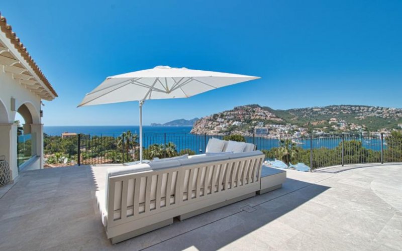 Andratx / Port d'Andratx Exklusive mediterrane Villa mit atemberaubendem Meerblick in bester Lage von Port d'Andratx Haus kaufen