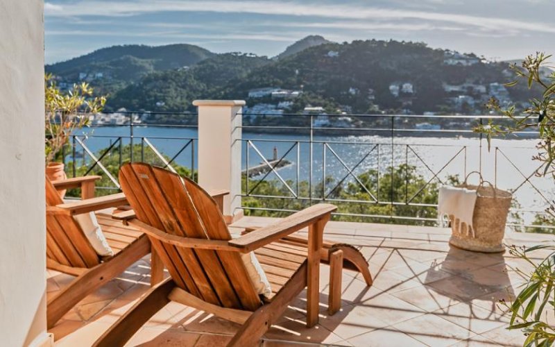 Andratx / Port d'Andratx Exklusive Villa im Fincastil mit atemberaubendem Meer- und Hafenblick Haus kaufen