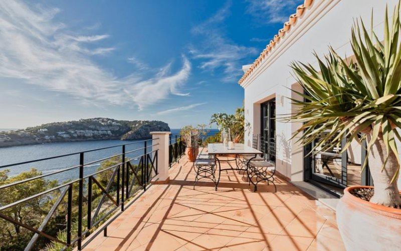 Andratx / Port d'Andratx Exklusive Villa im Fincastil mit atemberaubendem Meer- und Hafenblick Haus kaufen