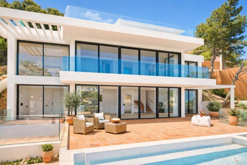 Andratx / Port d'Andratx Leben am Meer: Designvilla in Port d’Andratx mit Infinity-Pool und Sunset-View. Haus kaufen