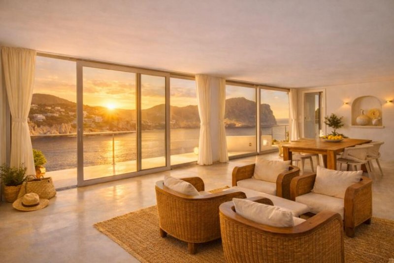 Andratx / Port d'Andratx Sonnenaufgang über dem Mittelmeer – Ihr Logenplatz in erster Meereslinie Wohnung kaufen