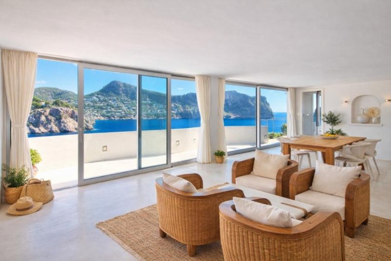 Andratx / Port d'Andratx Wohnen über dem Meer – Panoramablick in erster Linie von Port d'Andratx Wohnung kaufen