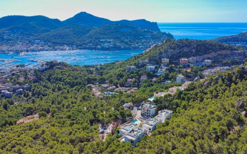 Port D'Andratx Luxuriöse Wohnung in moderner Anlage mit Hafenblick in Port d´Andratx Wohnung kaufen