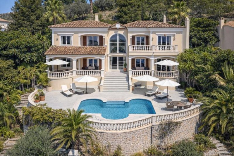 Port D'Andratx Mediterrane Luxusresidenz in Mont Port mit 180°-Meer- und Hafenblick Haus kaufen